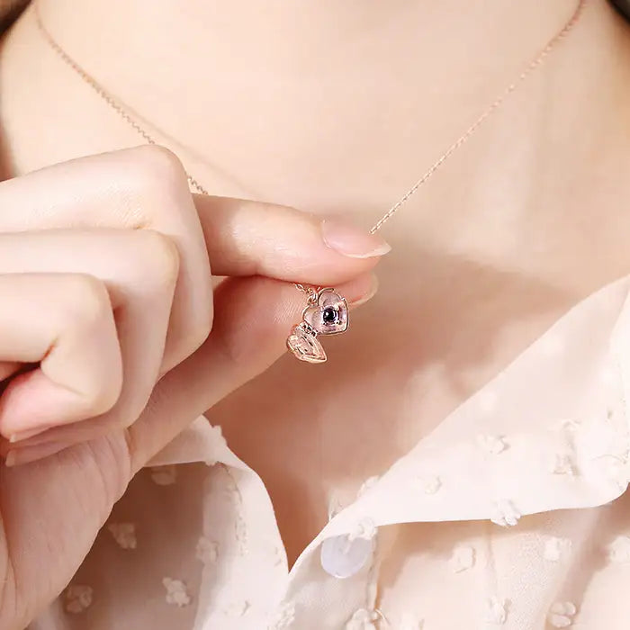 OST - Heart Rose Gold Locket - OST - Jewelry - Harumio