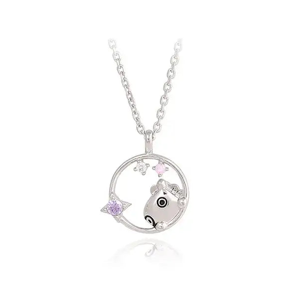 BT21 x OST - Silver Necklace Ver. 2 - Mang - BT21 - Necklace - Harumio