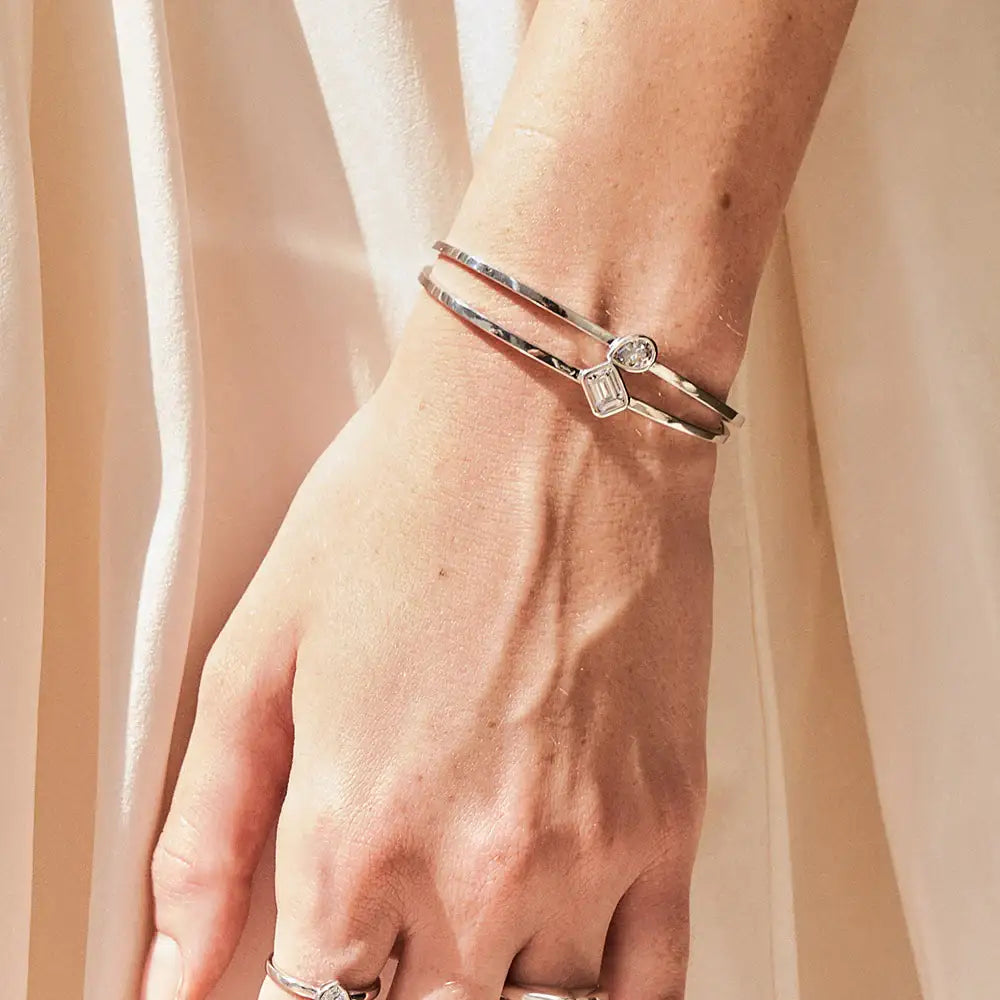 OST - Square Cuff Bangle - OST - Jewelry - Harumio