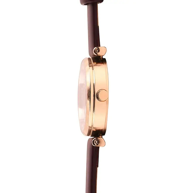 Saint Tail x Clue - Saint Wing Leather Watch - Purple - CLUE - Jewelry - Harumio