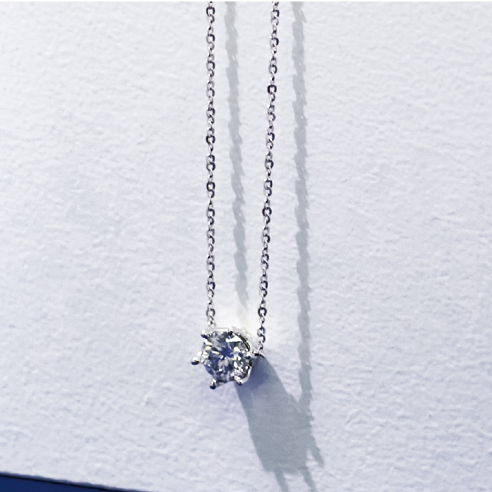 CLUE - Carat Collection Crowned Setting Diamond Necklace
