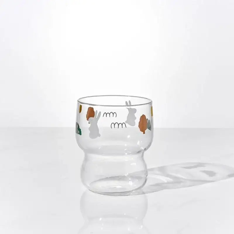 Korean Little Buddy - Dongle Glass Cup - Modern House - Tableware - Harumio