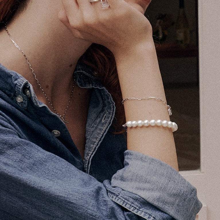 OST - White Pearl Bracelet - OST - Jewelry - Harumio