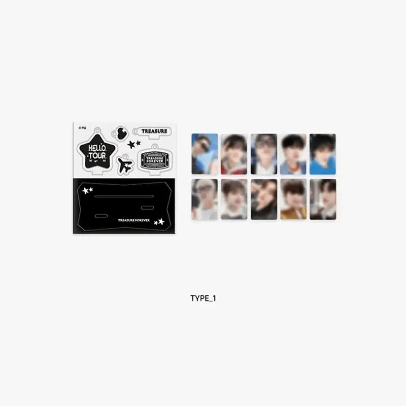 TREASURE - HELLO Tour - Acrylic Photo Card Holder