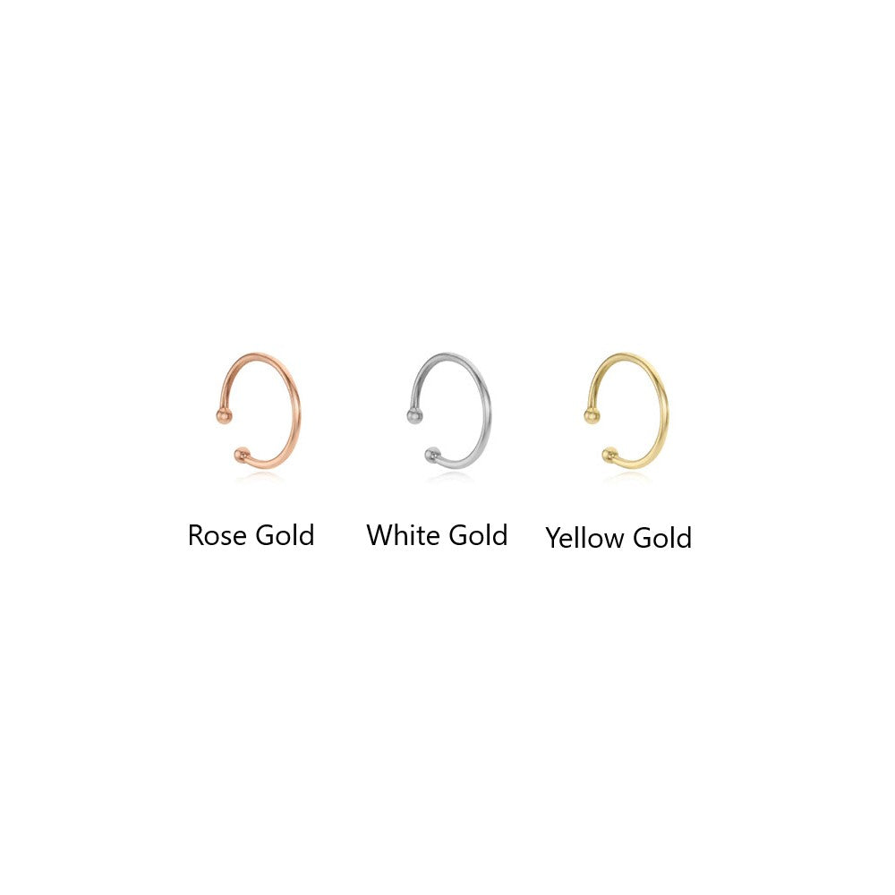 CLUE - 10K/14K Gold Ring Ear Cuff