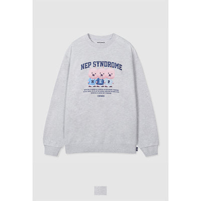 ZANMANG LOOPY X SPAO - Loopy's NEP Syndrome Sweatshirt (Graphic Gray)