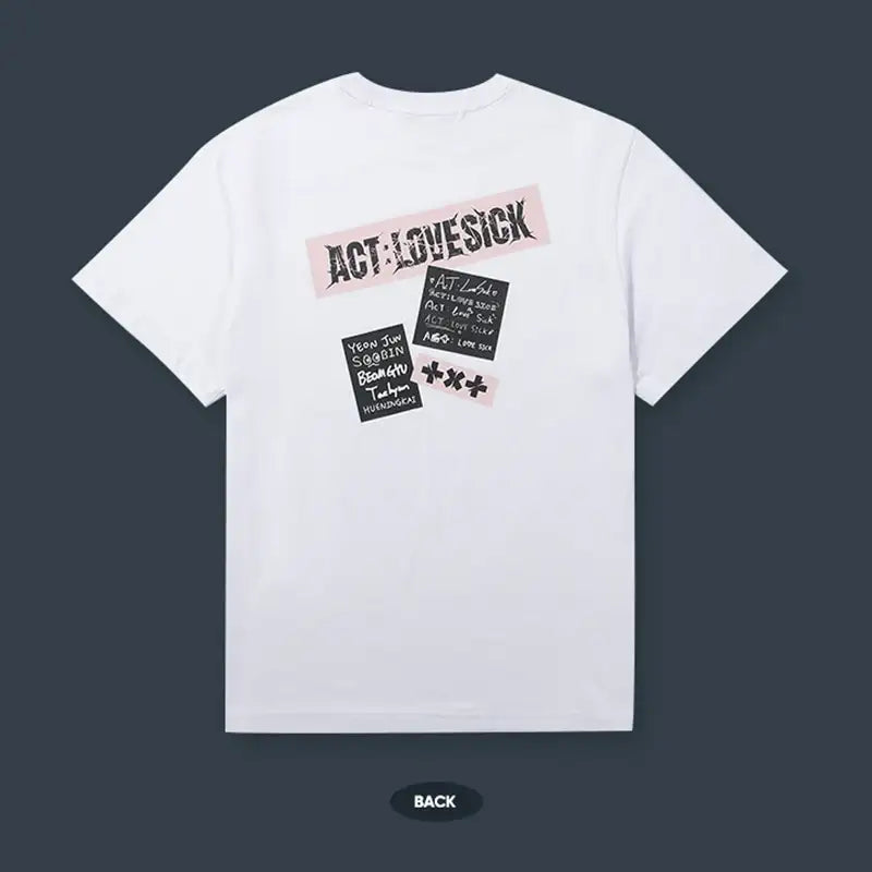 TXT - ACT:LOVESICK - S/S T-Shirt - TXT - Clothings - Harumio