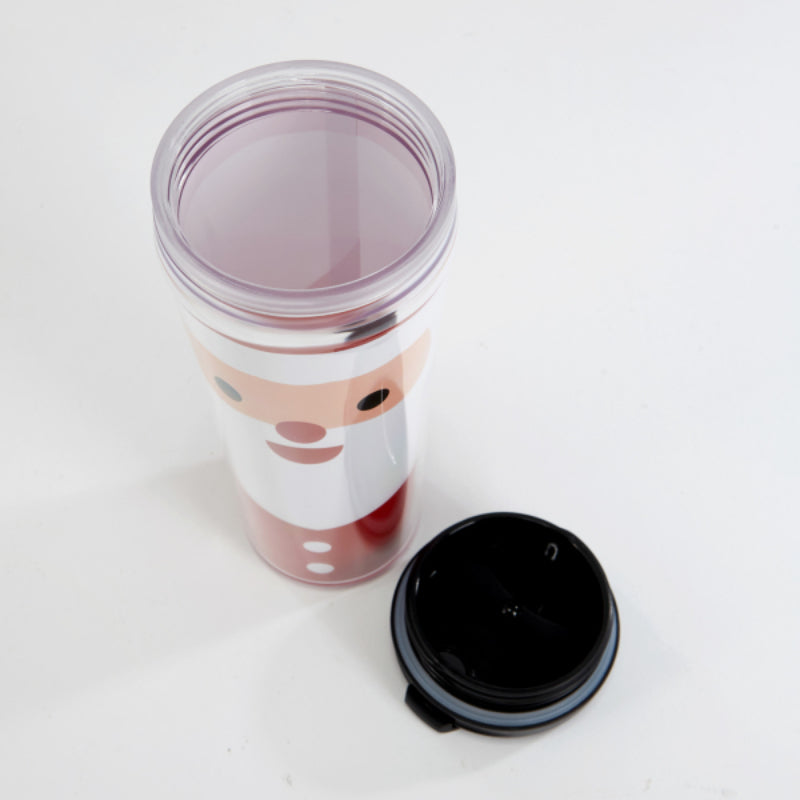Korean Happy Christmas - Plastic Tumbler