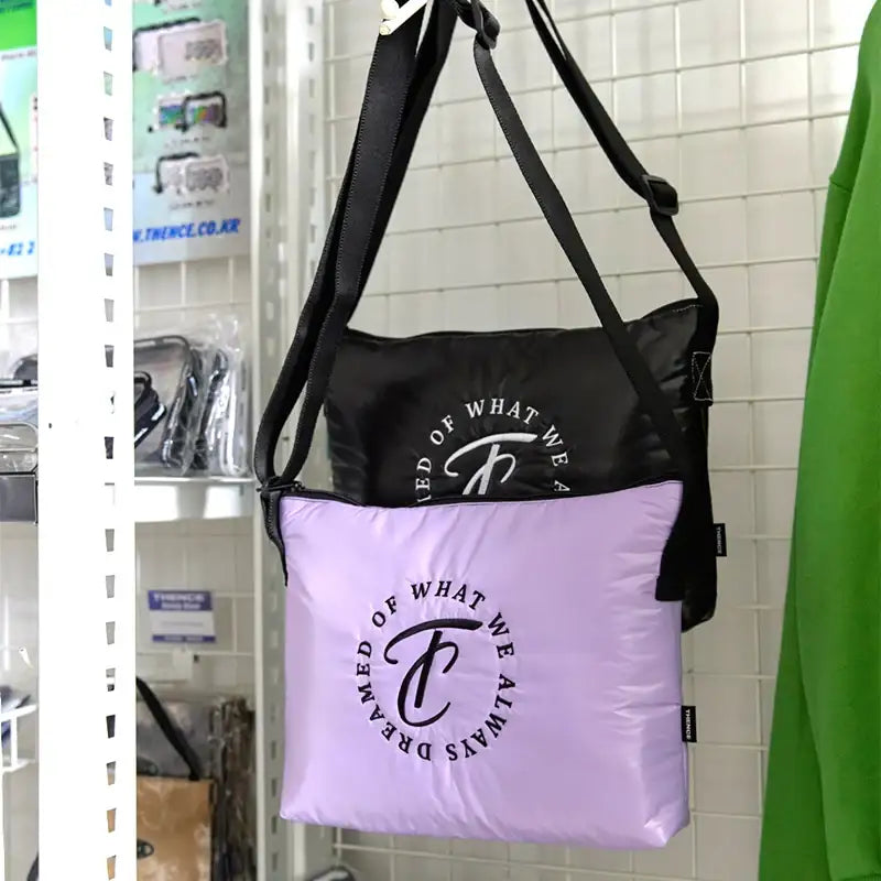 【THENCE】LOGO PADDING CROSS BAG ショルダーバッグ THENCE - Logo Padding Cross Bag – Harumio