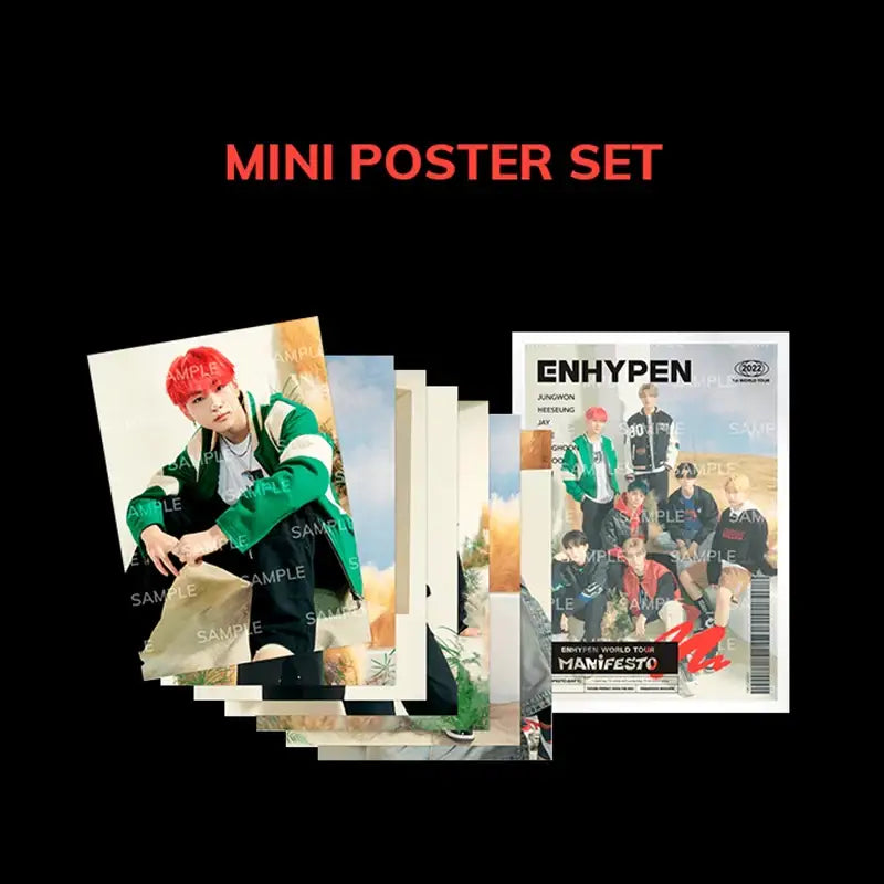 ENHYPEN - MANIFESTO - Mini Poster Set - ENHYPEN - Posters - Harumio