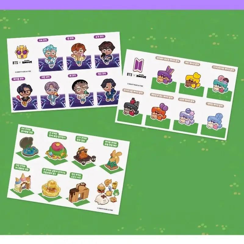 BTS x Cookie Run: Kingdom - Sticker Set - BTS - Stickers - Harumio