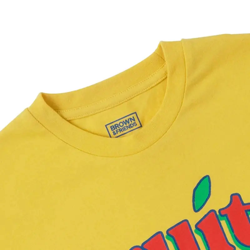 Line Friends - Fruity New Short Sleeve T-shirt - Line Friends - Clothes - Harumio