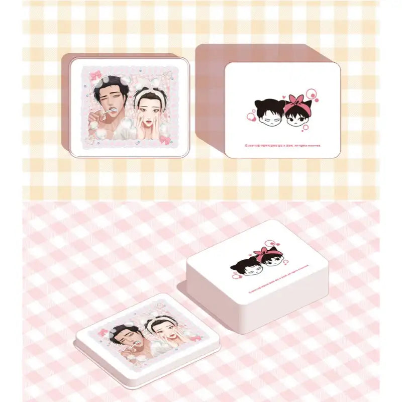 Even If You Don’t Love Me - Bubble Tin Case Memo Paper Set - GOODSBEE - Memo Pad - Harumio