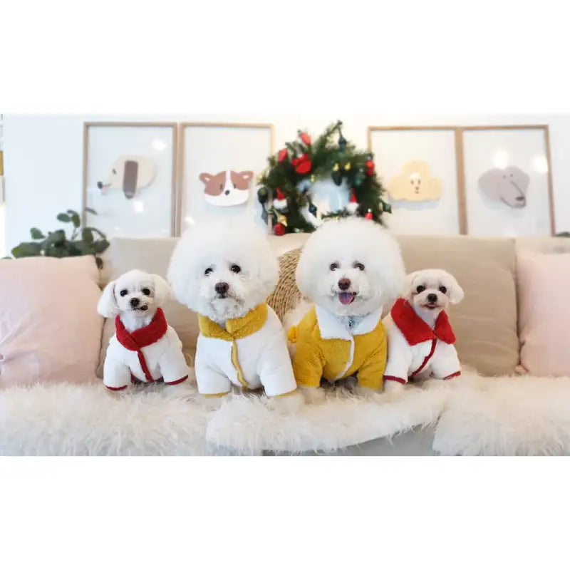 ITSDOG - Pet Two Tone Boa Warm Up Suit - ITSDOG - Pet Clothes - Harumio