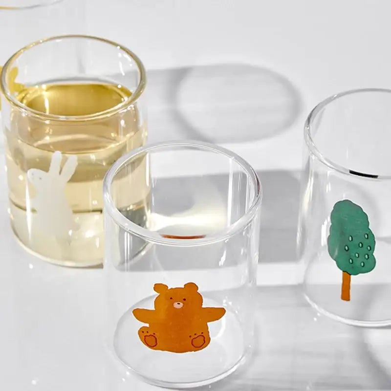Korean Little Buddy - Soju Glass Set 4P - Modern House - Tableware - Harumio