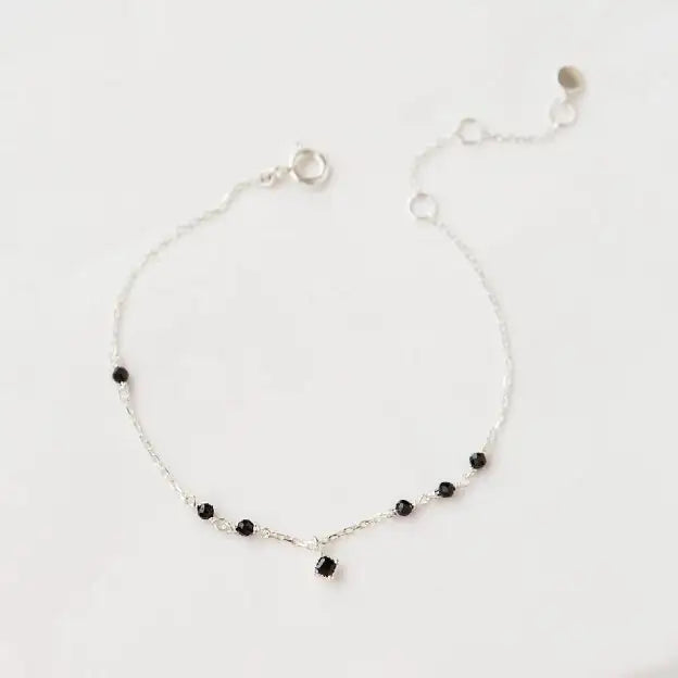CLUE - Wish Spell Bead Type Black Spinel Bracelet - CLUE - Jewelry - Harumio