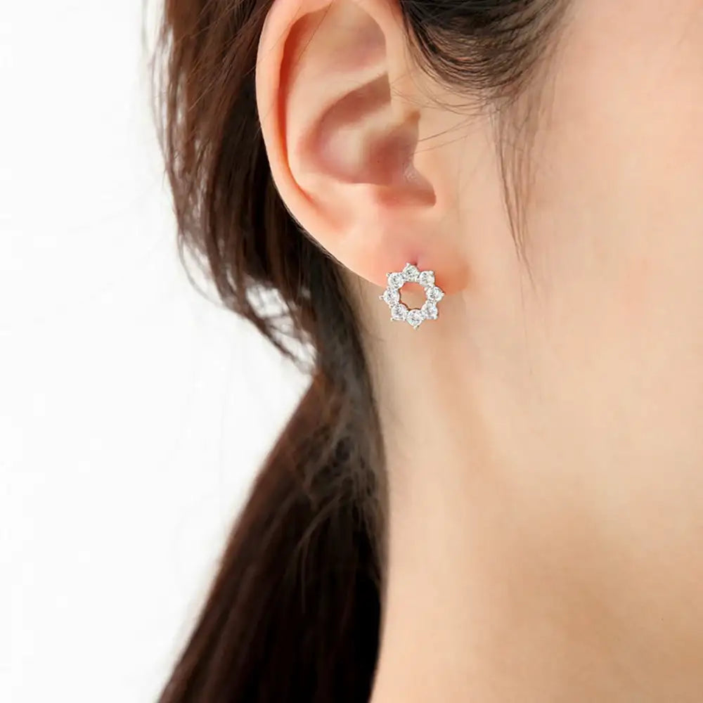 OST - 0.1ct Octagonal Earrings - OST - Jewelry - Harumio