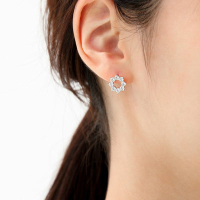 OST - 0.1ct Octagonal Earrings