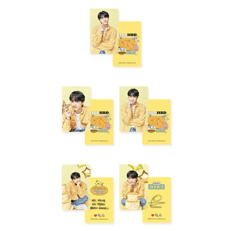 ENHYPEN - BIRTHDAY - JUNGWON DIY Photo Card Garland - ENHYPEN - Garland - Harumio
