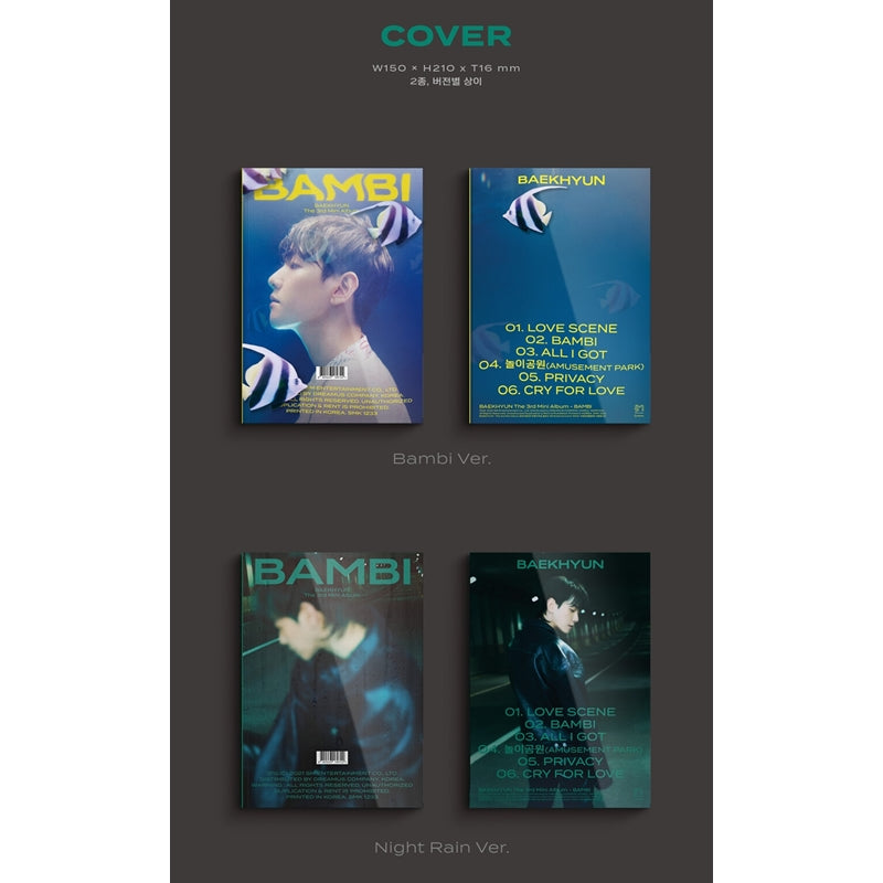Baek Hyun - The 3rd Mini Album - Bambi Photo Book ver.