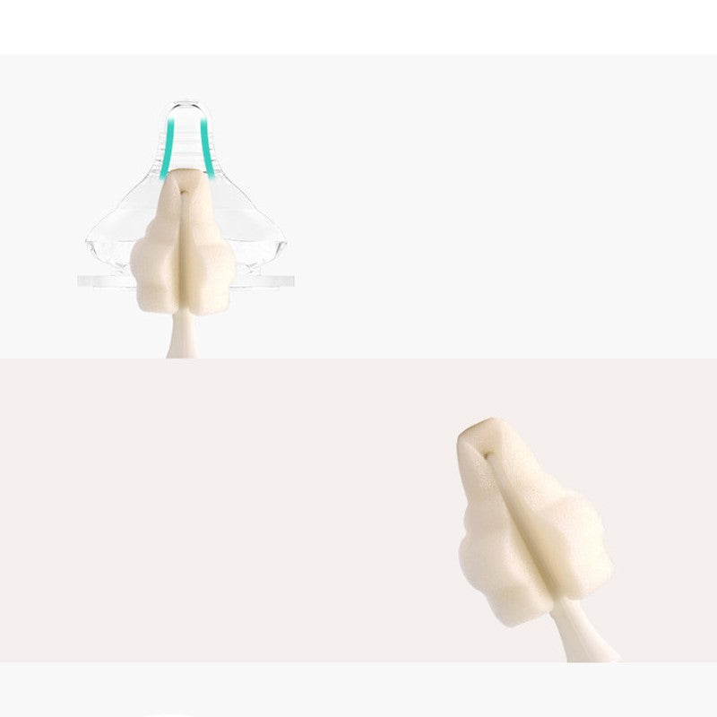 Moyuum - Sponge Nipple Brush (2 Pcs)