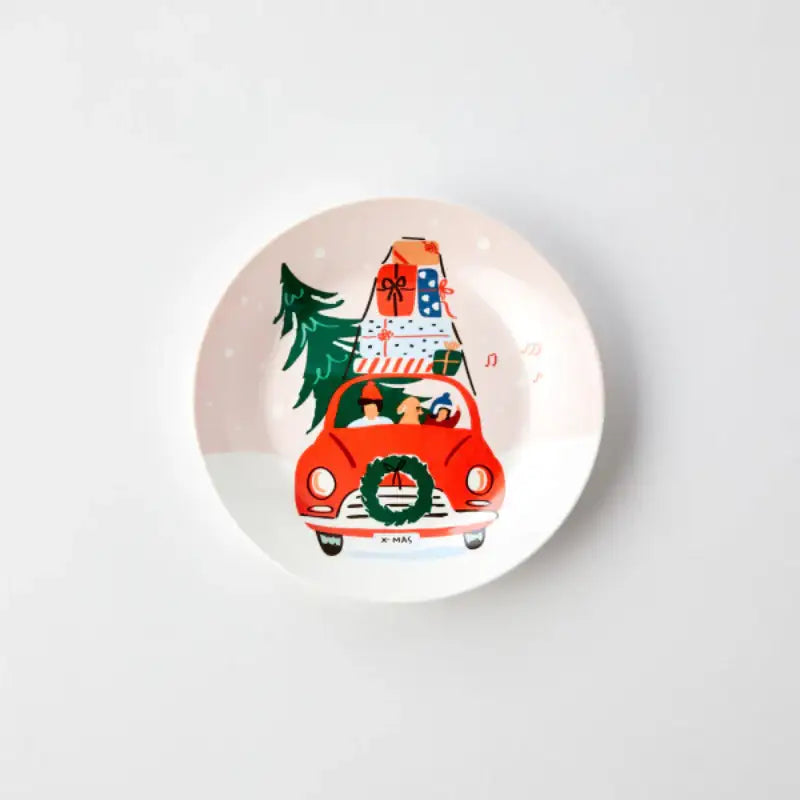 Korean Santa Fairy Village - Plate 4P Set - Modern House - Home & Living - Harumio