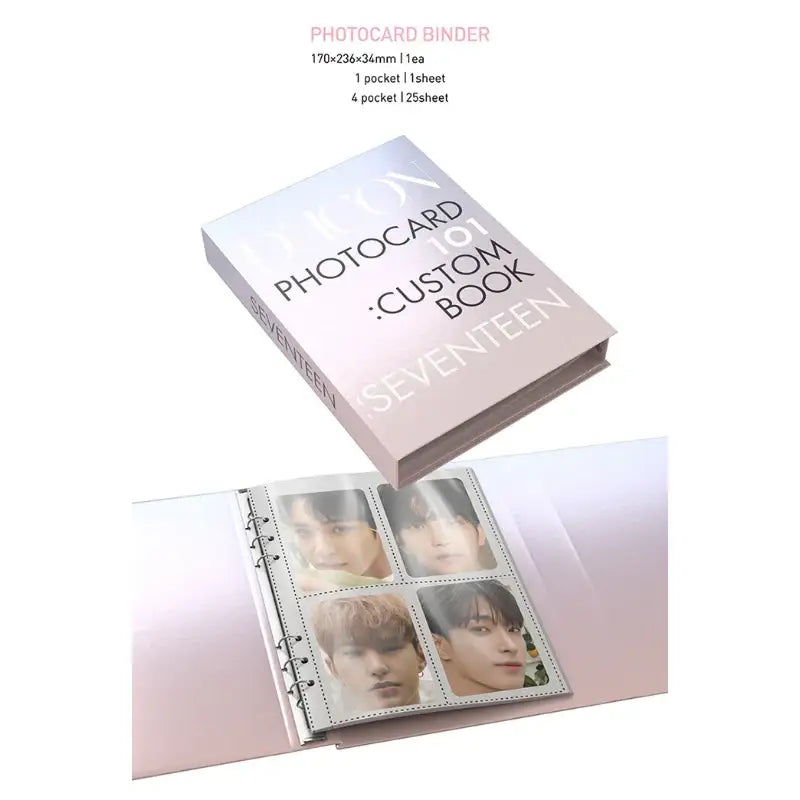 DICON - SEVENTEEN PHOTOCARD 101: CUSTOM BOOK - Dicon - Books - Harumio