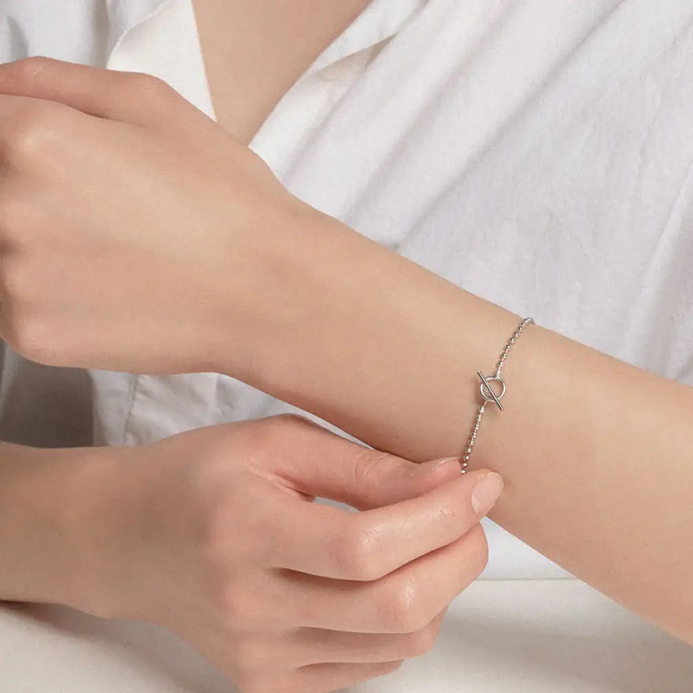 OST - Basic Ball Toggle Bar Bracelet - OST - Jewelry - Harumio