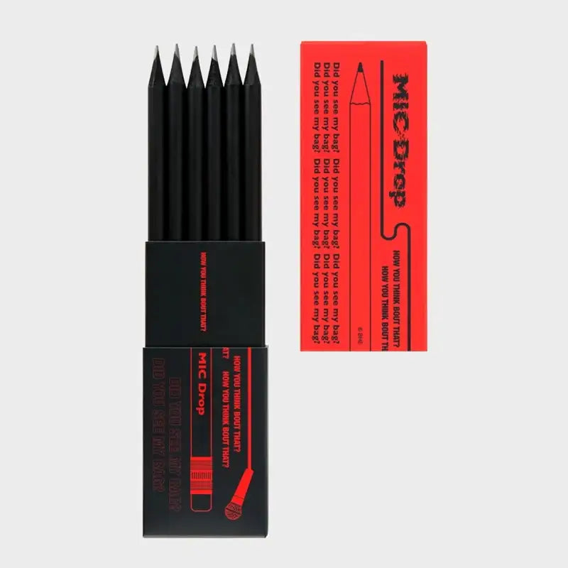 BTS - MIC Drop - Pencil Set - BTS - Stationery - Harumio