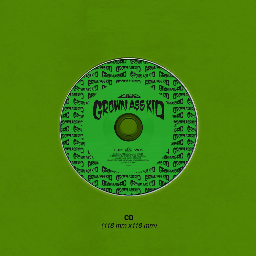 ZICO - Grown Ass Kid : 4th Mini Album