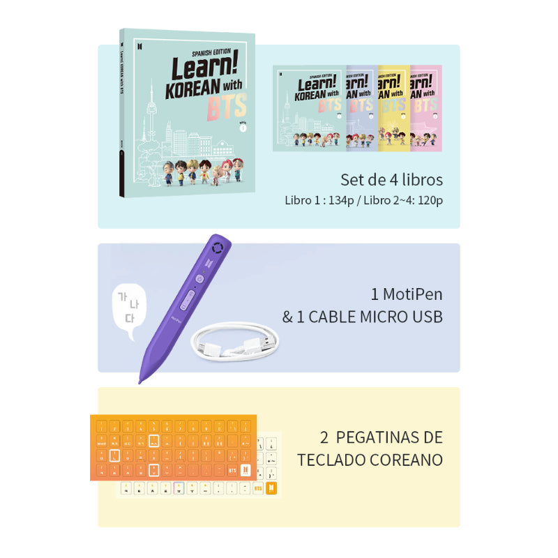 BTS - Learn! KOREAN with BTS Spanish Edition