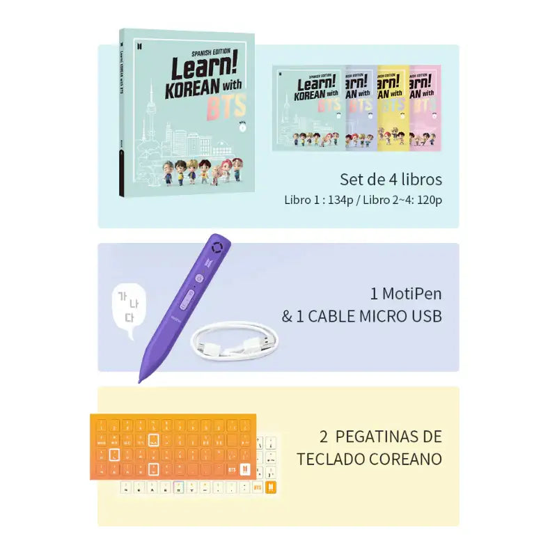 BTS - Learn! KOREAN with BTS Spanish Edition - BTS - Books - Harumio
