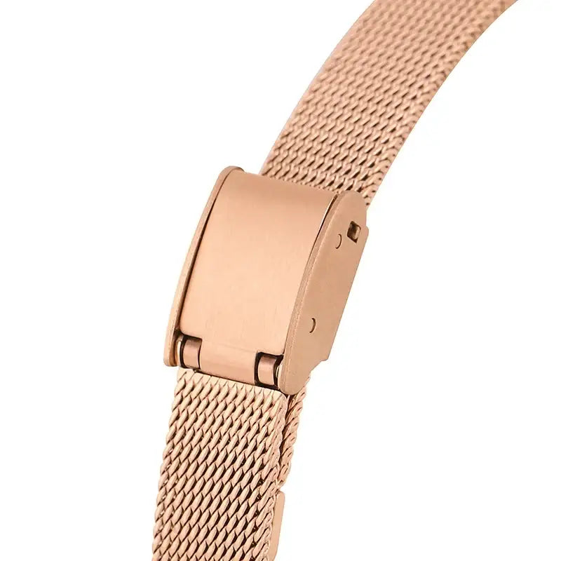 Saint Tail x Clue - Aurora Illusion Stick Rose Gold Mesh Watch - CLUE - Jewelry - Harumio