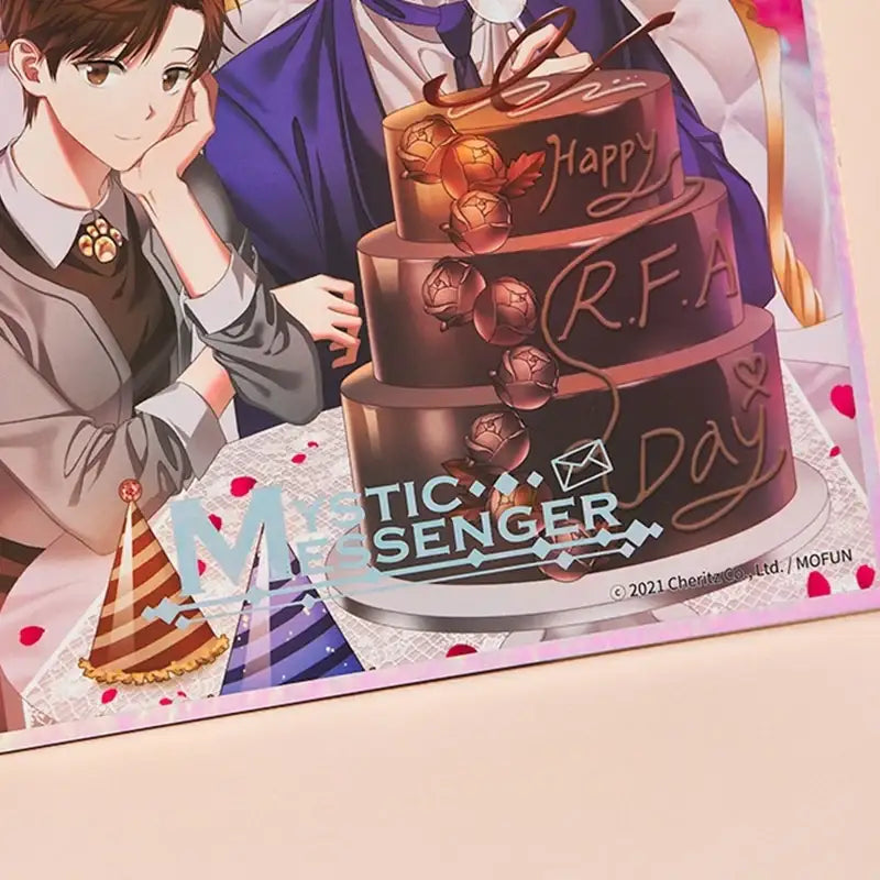 Mystic Messenger x MOFUN - Illustration Colored Paper Happy RFA Day