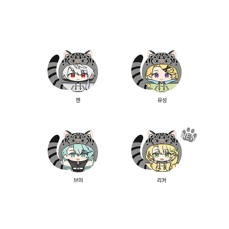 Mystic Messenger x MOFUN - Black Tiger Beeping Dumpling Doll - MOFUN - Accessories - Harumio