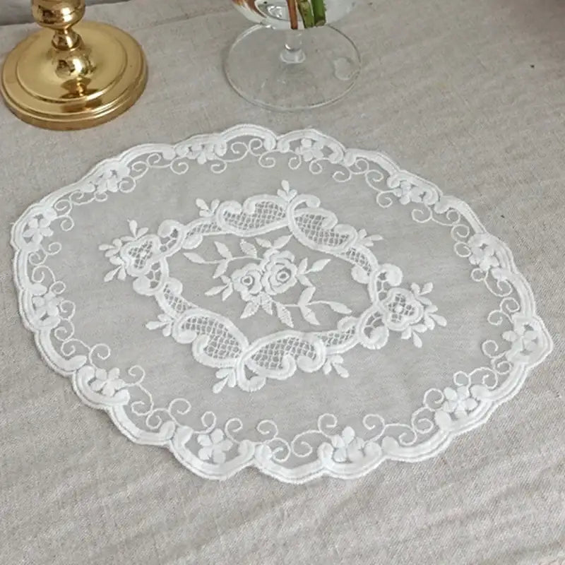 Like A Cafe - Floral Lace Mat - Like A Cafe - Home & Living - Harumio