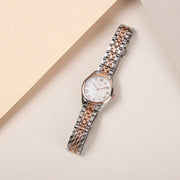 CLUE - Roman Mother-of-Pearl Two-Tone Silver Metal Watch - CLUE - Watches - Harumio