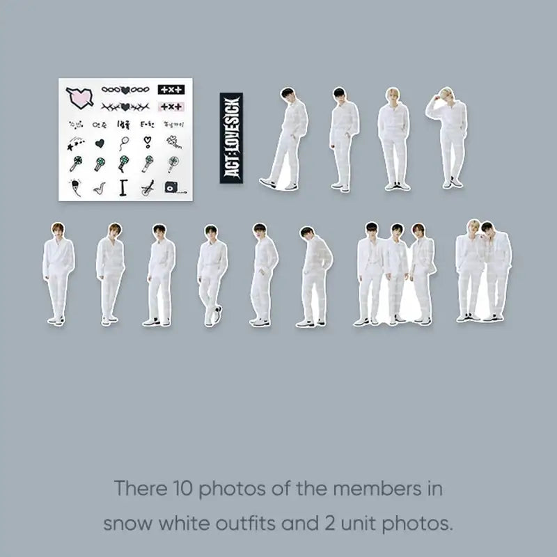 TXT - ACT:LOVESICK - Sticker Set - TXT - Accessories - Harumio