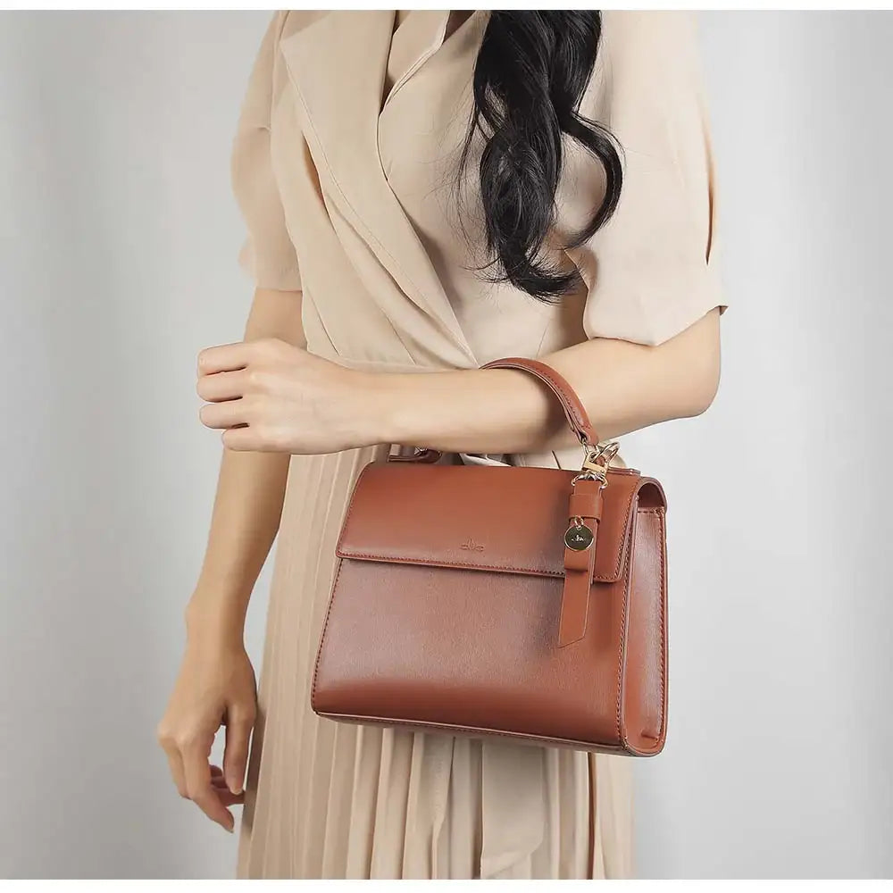CLUE - Basic Snap Tote Bag - CLUE - Bag - Harumio