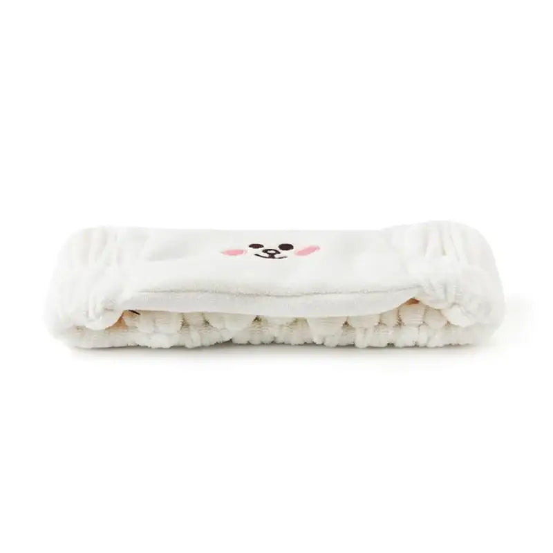 Line Friends - Cony Terry Face Wash Hair Band - Line Friends - Face Wash Headband - Harumio