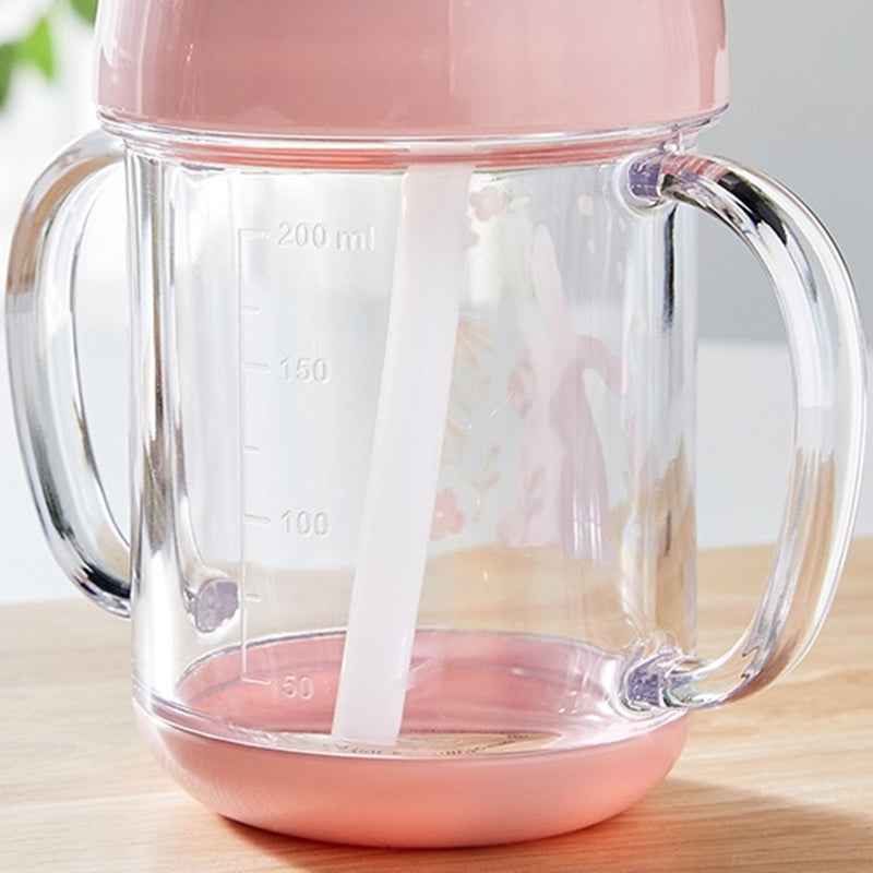 Korean My Rabbit - Tritan Two-Handle Straw Water Bottle