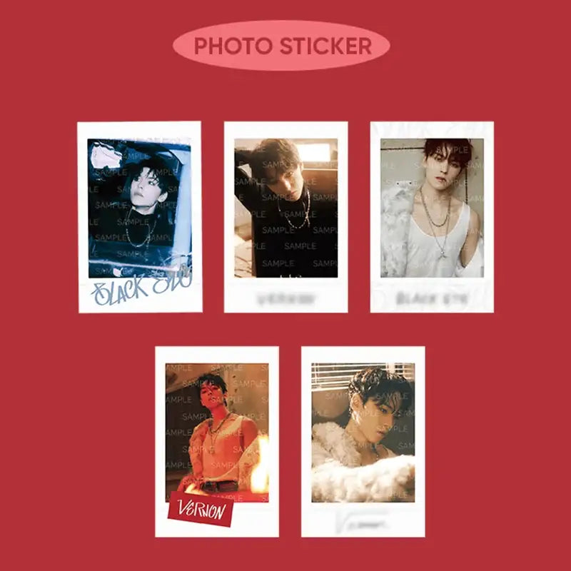 Seventeen - Black Eye - Sticker Set - SEVENTEEN - Stickers - Harumio