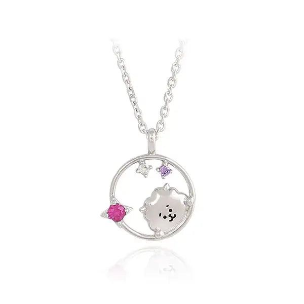 BT21 x OST - Silver Necklace Ver. 2 - RJ - BT21 - Necklace - Harumio