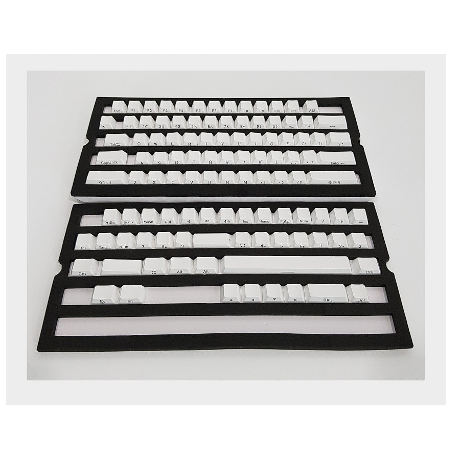 Archon - Cherry Profile Ninja PBT Double Injection Keycap Set - White