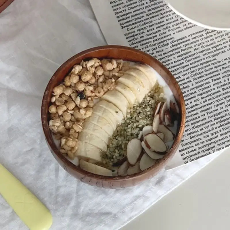 Like A Cafe - Wood Yogurt Bowl - Like A Cafe - Home & Living - Harumio