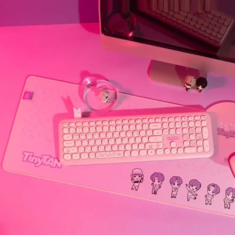 BTS - TinyTan x ROYCHE - Long Mouse Pad - BTS - Mouse Pads - Harumio