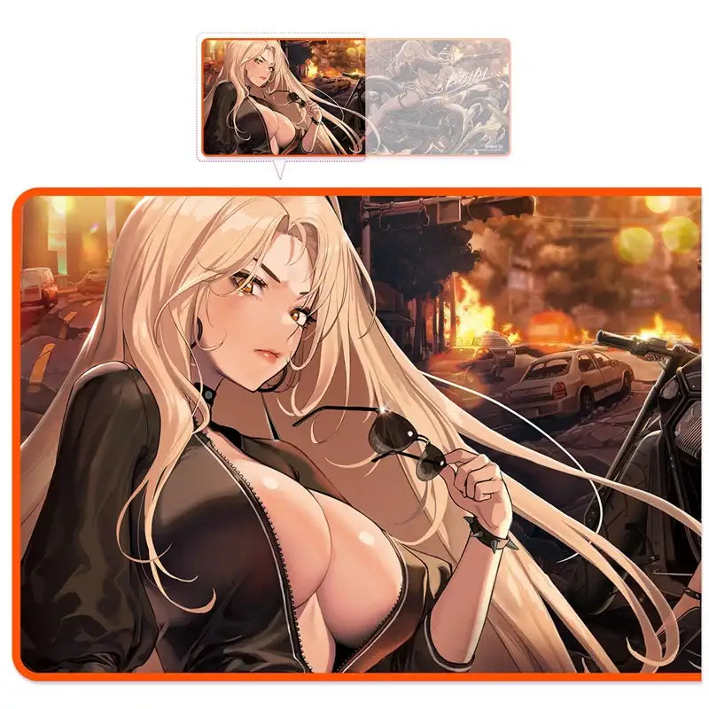 Destiny Child - High Tail Kubaba Stormer Desk Pad - Destiny Child - Accessories - Harumio