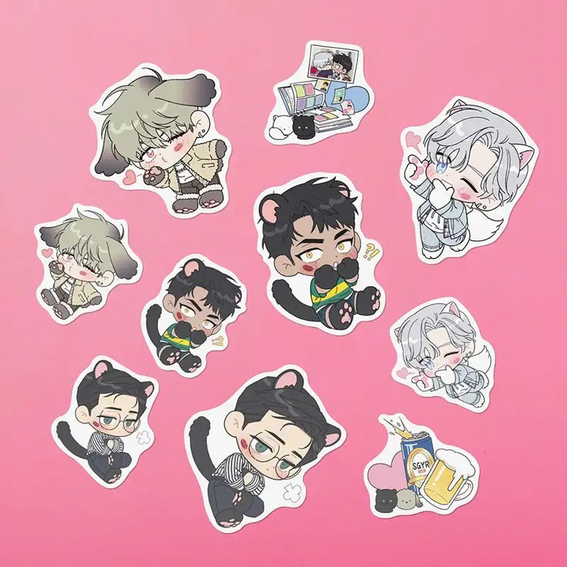 Stranger Than Friends - SD Removable Sticker - Lezhin - Stickers - Harumio