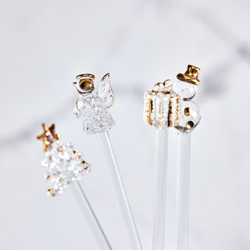 Korean Winter Story - Gold Glass Muddler Stick 4P Set