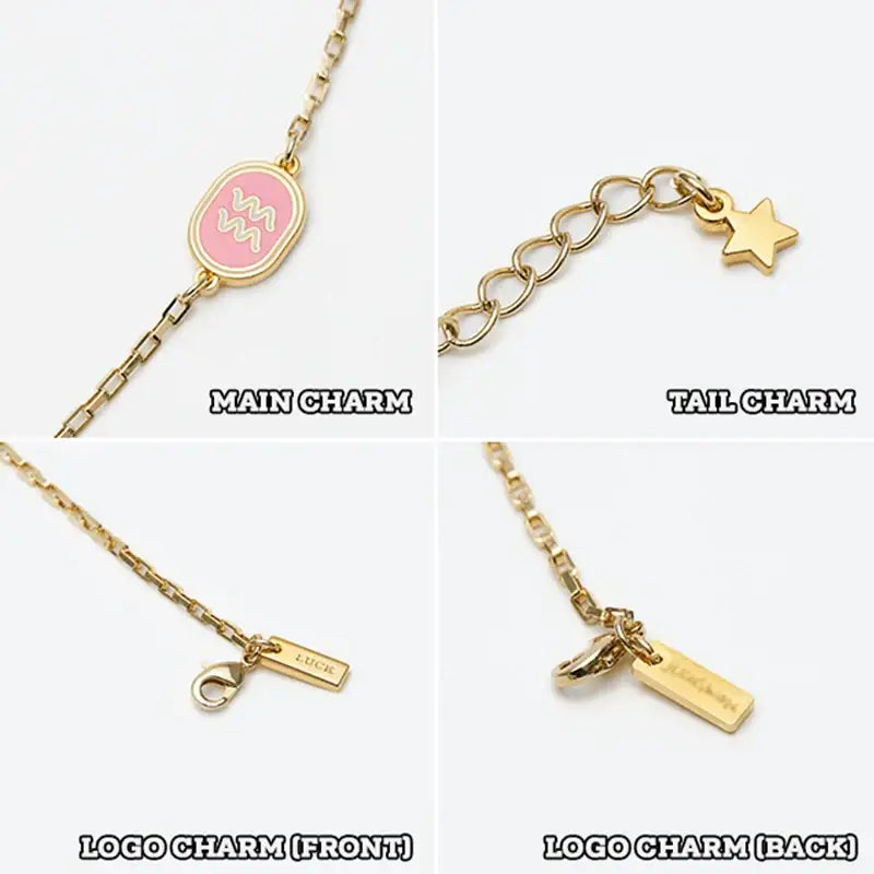 ENHYPEN - BIRTHDAY - JUNGWON Wish Bracelet (Gold) - ENHYPEN - Bracelets - Harumio